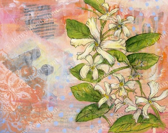 Night Blooming Jasmine (Elation and Sorrow)- Digital Print