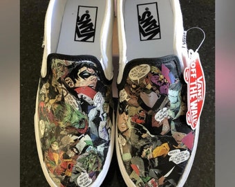 vans dc comic shoes