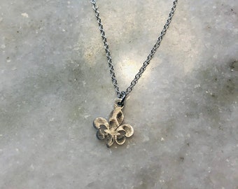 Fleur are Lis Necklace, New Orleans Necklace