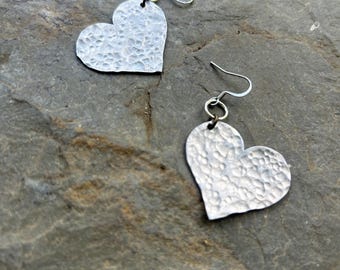 Heart earrrings, love earrings, minimalist, summer
