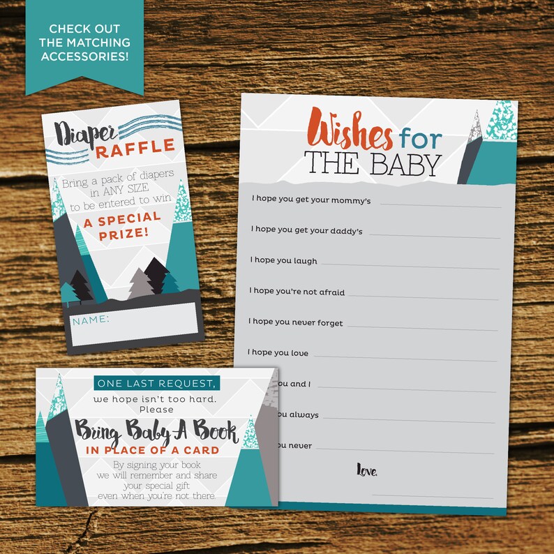 Adventure Baby Boy Shower Invitation Kit Baby Boy Shower Etsy