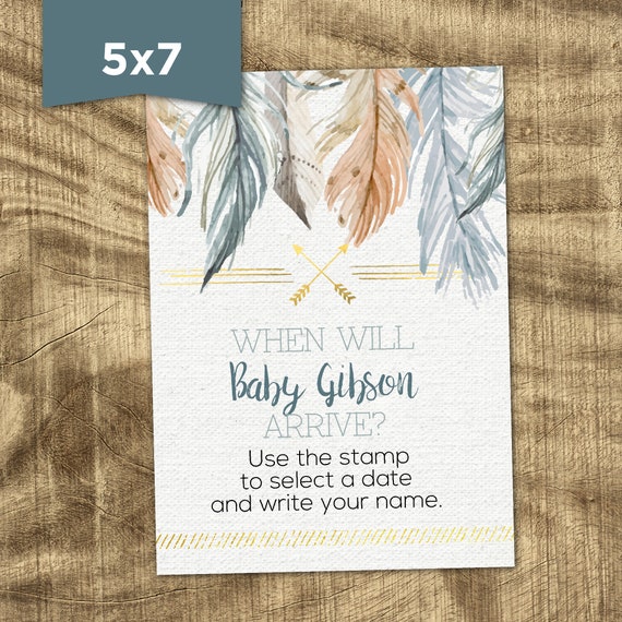 when will baby arrive baby shower game baby boy arrival etsy