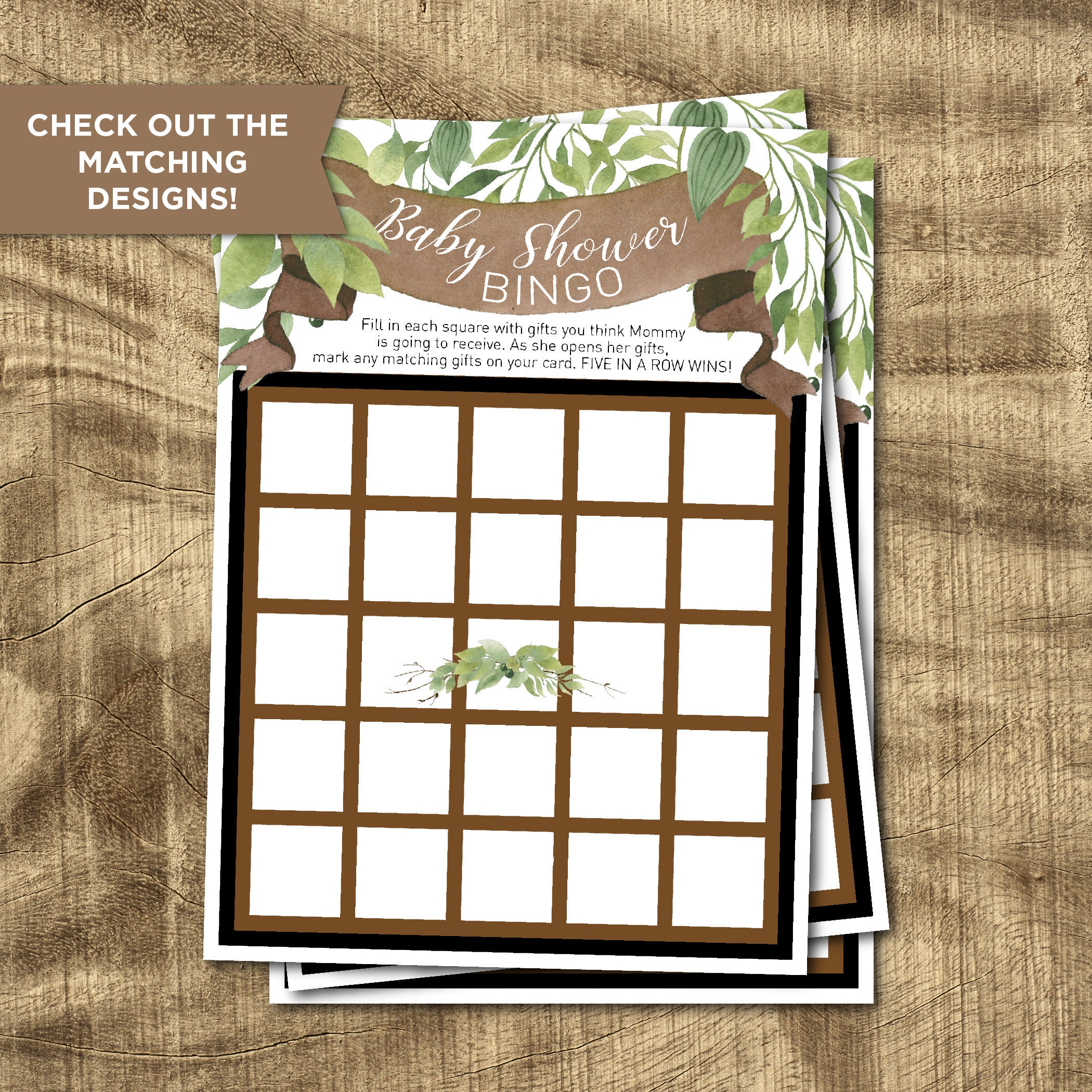 Qoqxjodd Baby Shower Game Cards – Pack Of 30, Gender Neutral, Fun Activity For Baby Parties (FA38)
