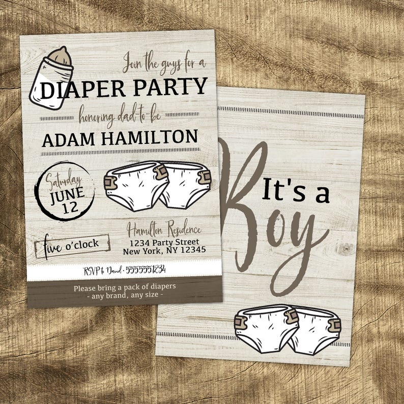 diaper party for guys
