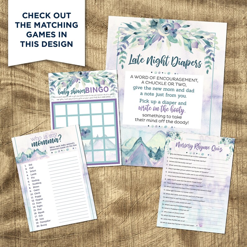 Baby Girl Shower Kit Adventure Awaits Mountain Baby Shower Decor Adventure Awaits Baby Shower Decor Adventure Begins Baby Shower