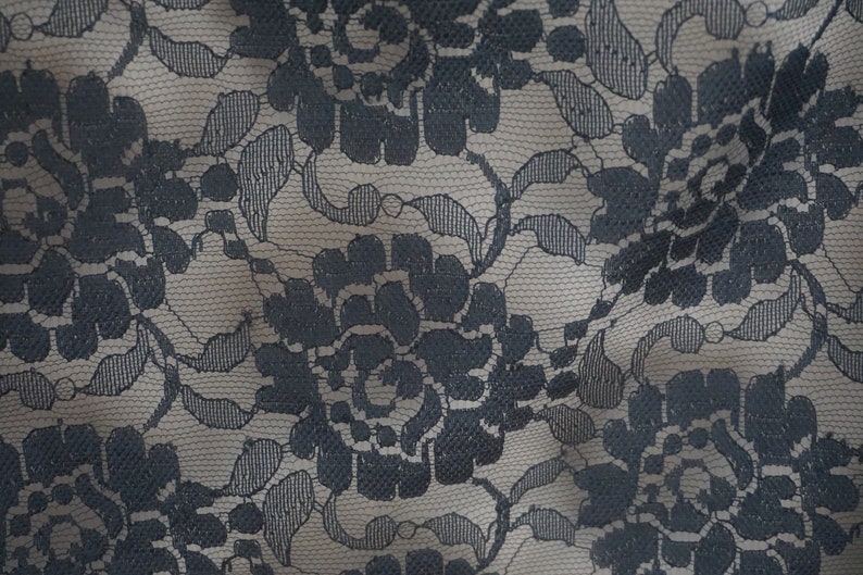 Black lace shawl or veil from Eatons made in Spain