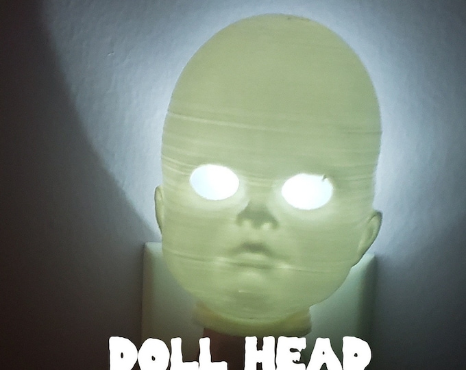 Creepy Doll Head Nightlight