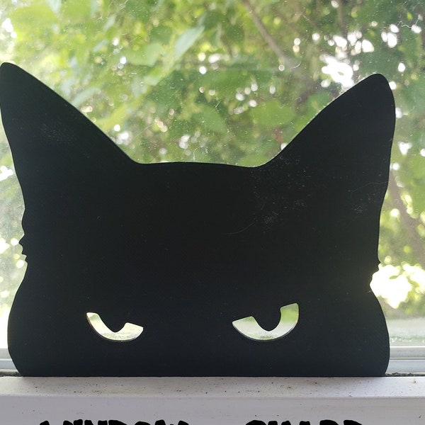 Guard Black Cat Window Peekers