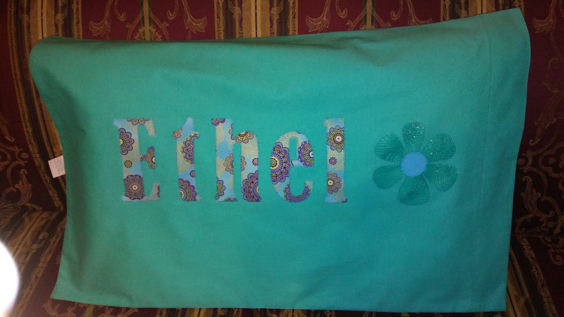 Kids Personalized Pillow Case, Custom Name Pillow Case, Great Gift Etsy