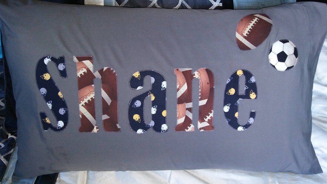 Kids Personalized Pillow Case Custom Name Pillow Case Great Etsy