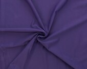 Purple Reign SPF 50 Matte Tricot Swim Fabric, 82 Nylon 18 Spandex, 210GSM, Medium Weight, Use for Swimwear, Dance Wear, Head Wraps, Bows