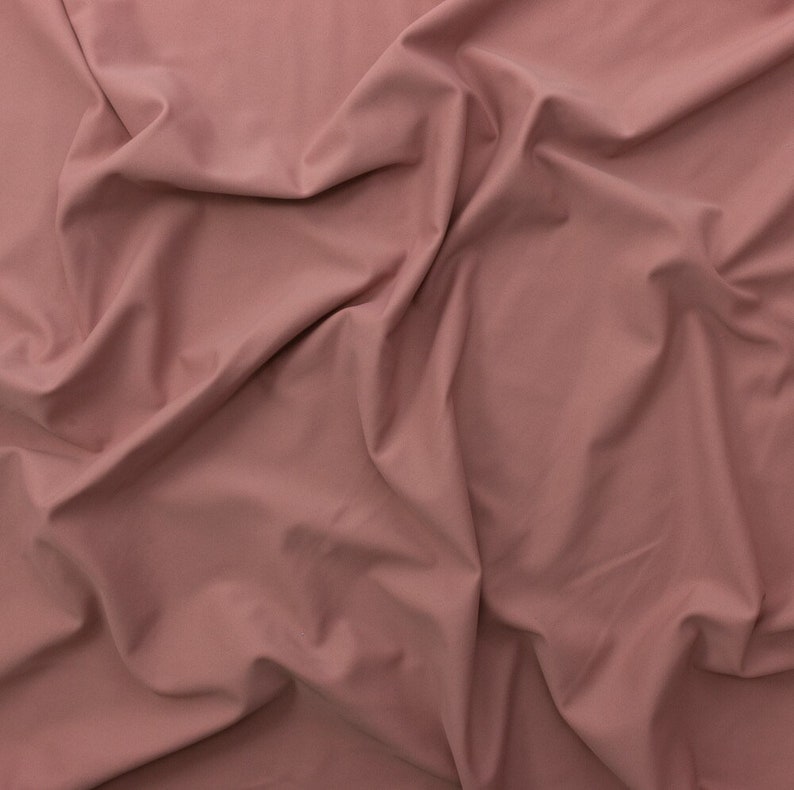 Ash Rose SPF 50 Solid Nylon Spandex Swimsuit/athletic Fabric Etsy