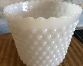 Vintage Hobnail Planter