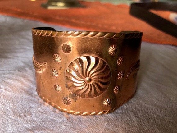 Copper Cuff Bracelet - image 1