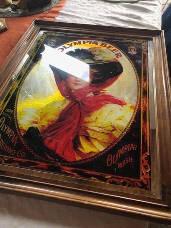 Olympia Beer Sign-framed Bar Art - Etsy