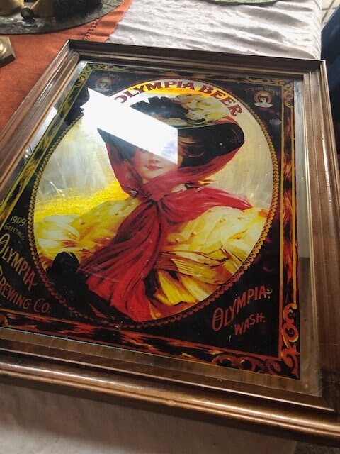 Olympia Beer Sign-framed Bar Art - Etsy
