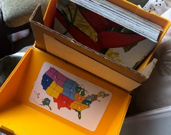 NEW never used- Close Up USA National Geographic Society Map Box with Maps