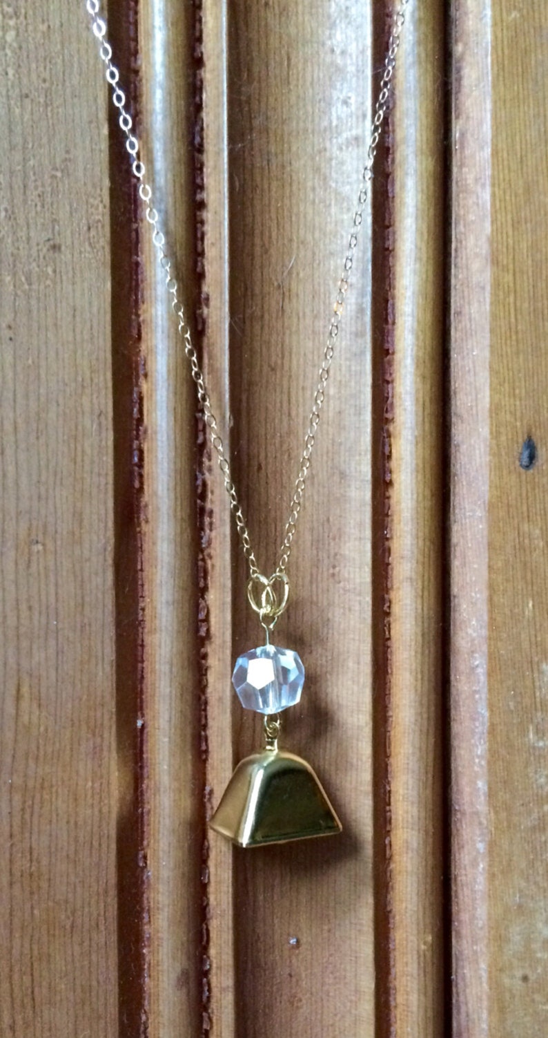 Mississippi State Cowbell Necklace Gold Statement Drop Etsy