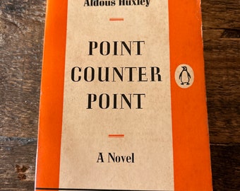 Point Counter Point Penguin book 1957 aldous huxley vintage book