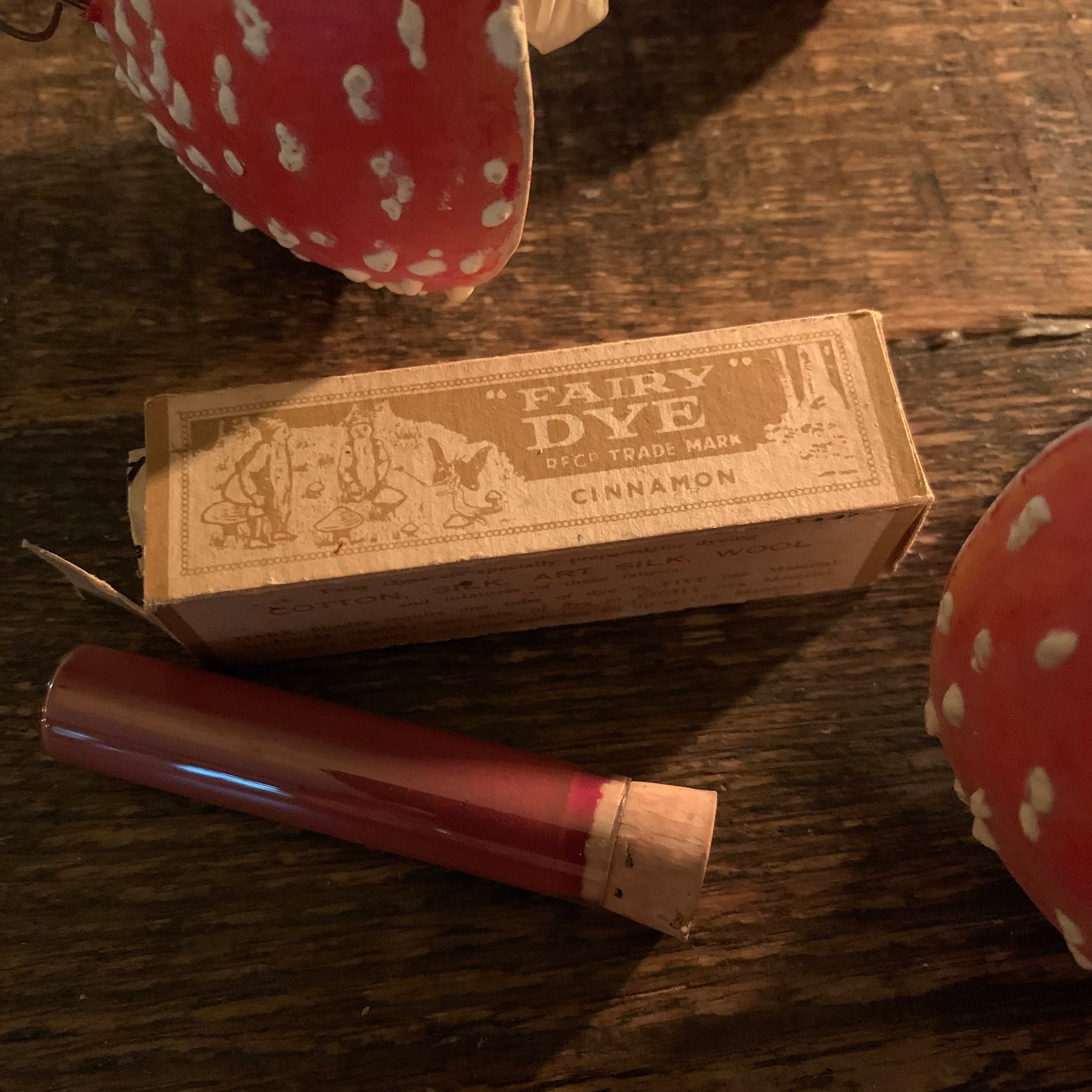 Antique Fairy Dye Cinnamon Vile Box and Instructions - Etsy UK