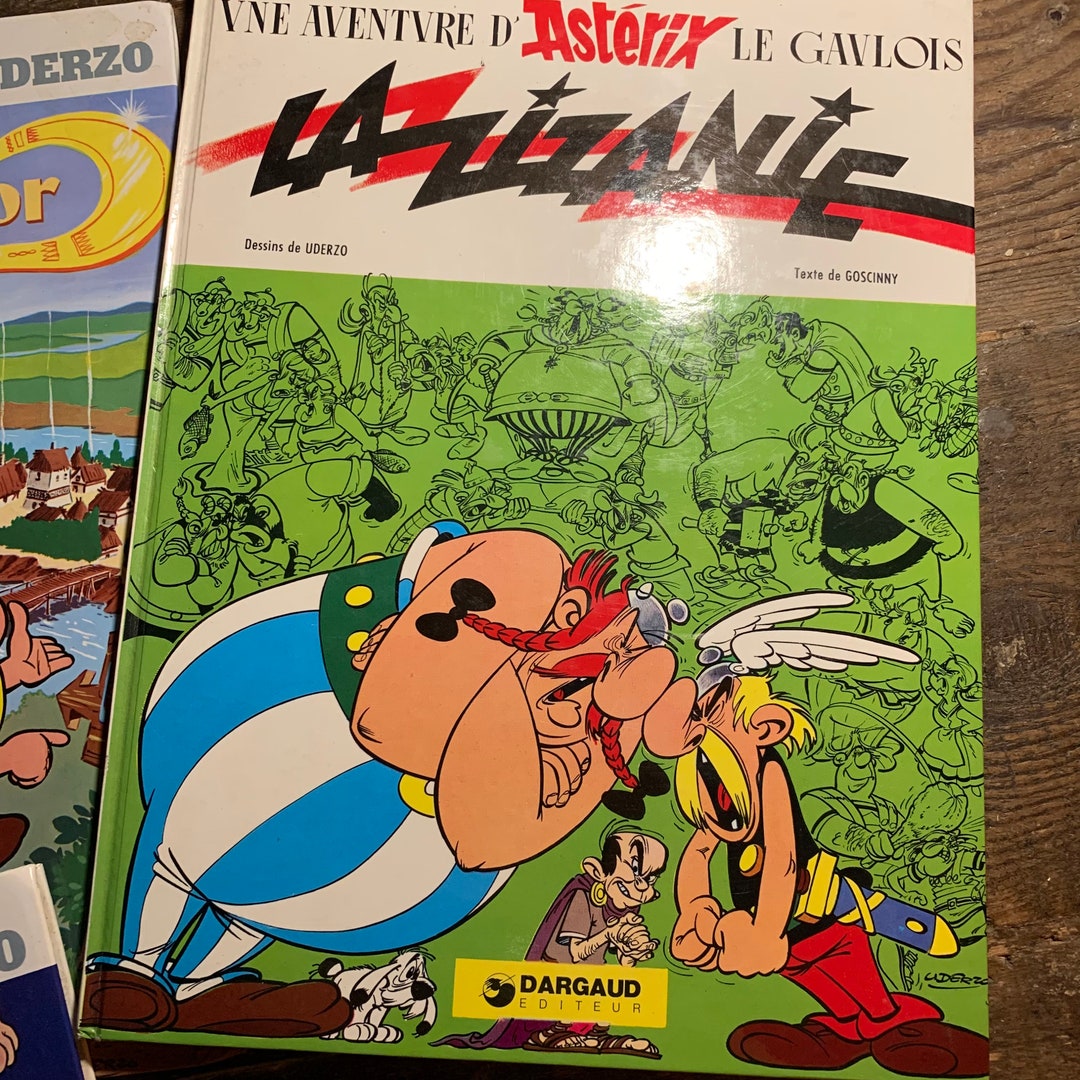 Three French Language Asterix the Gaul Books Etsy