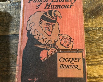 Punch Library of Humour Cockney Humour antique book