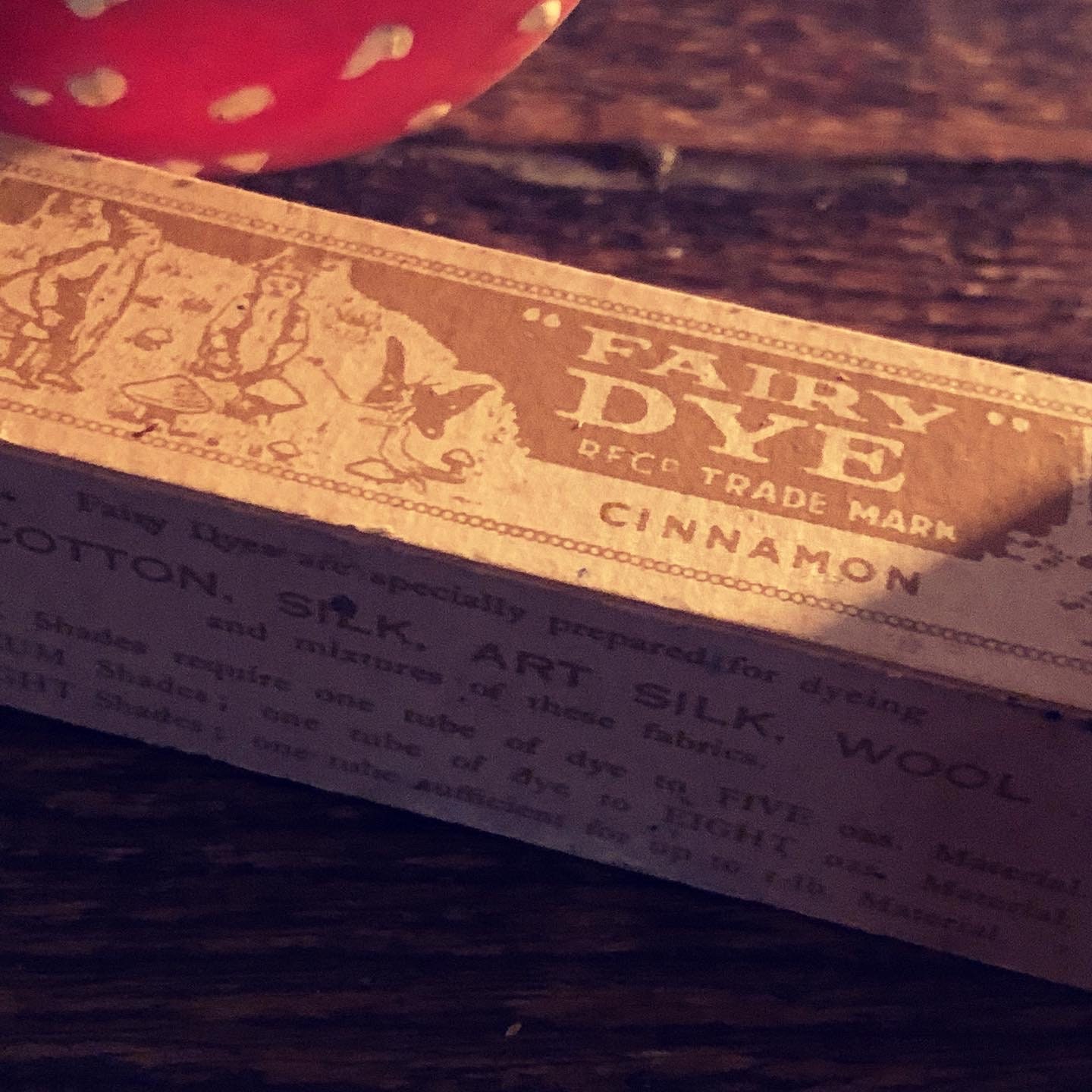 Antique Fairy Dye Cinnamon Vile Box and Instructions - Etsy UK