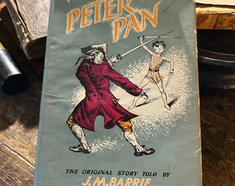 Peter Pan by j m Barrie illustrated by Nora S Unwin 1967 book