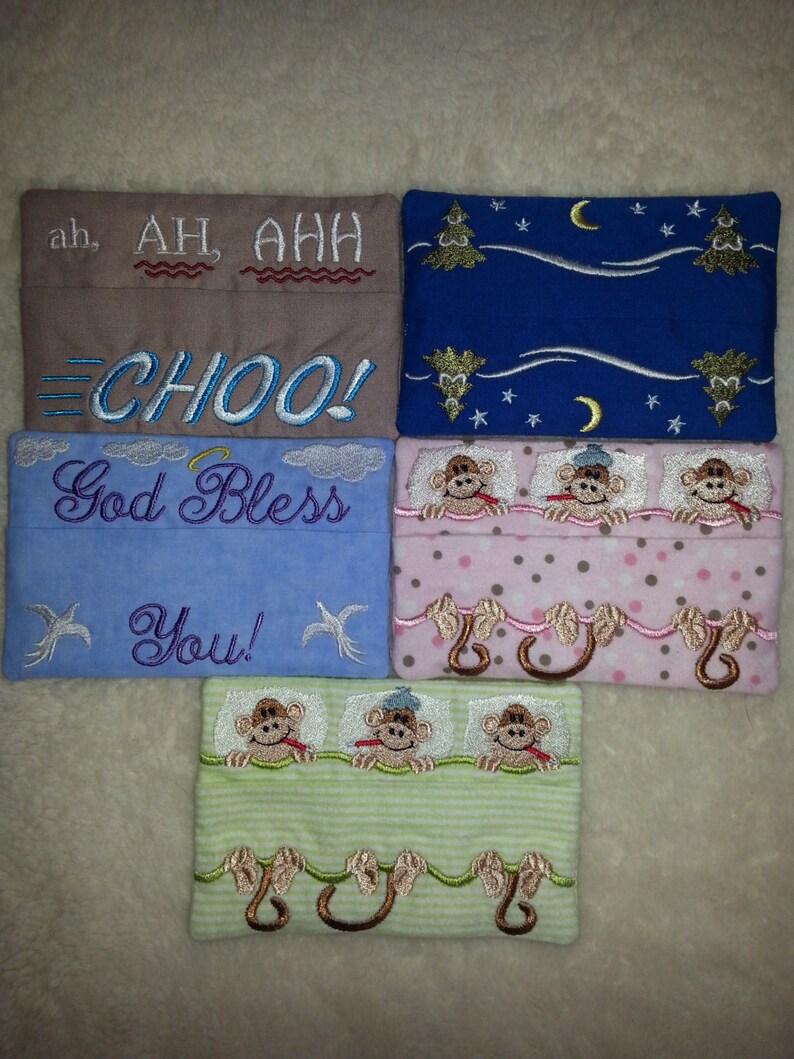 Purse Pack Tissue Covers Kleenex Holders Pocket Pack Etsy