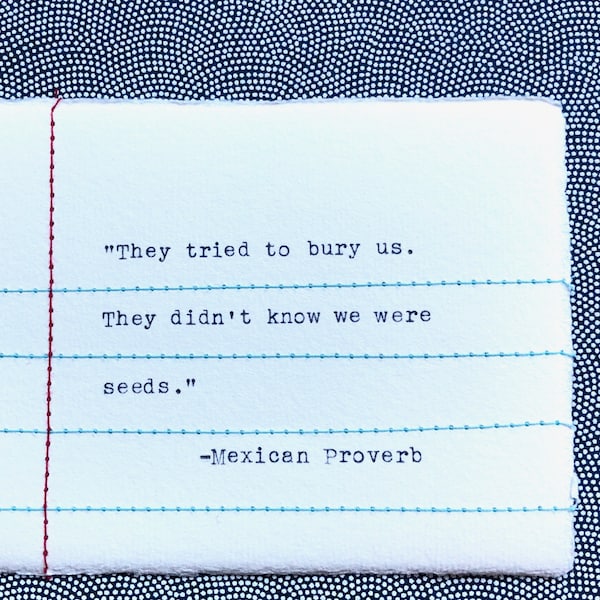 Mexican Proverb Etsy