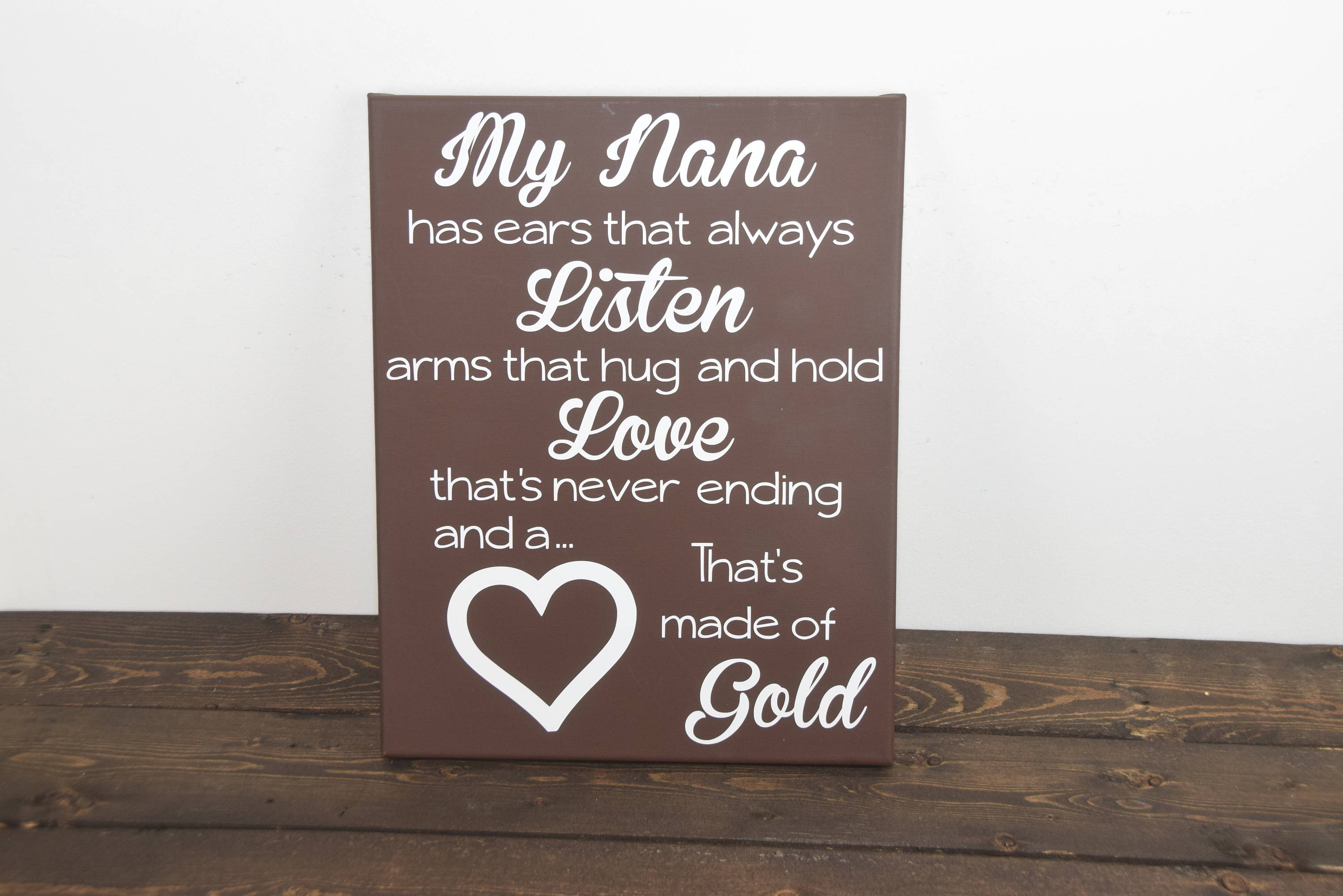 Nana sign Gift for Nana Family sign My nana Gift for Etsy