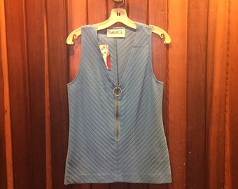 1960s // CAROL BRADY // Vintage Bobbie Brooks Size L Vest