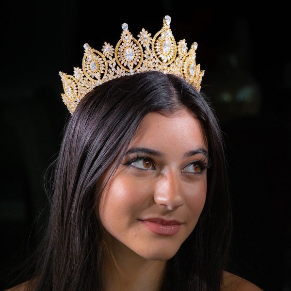 Gold Wedding Tiara Etsy