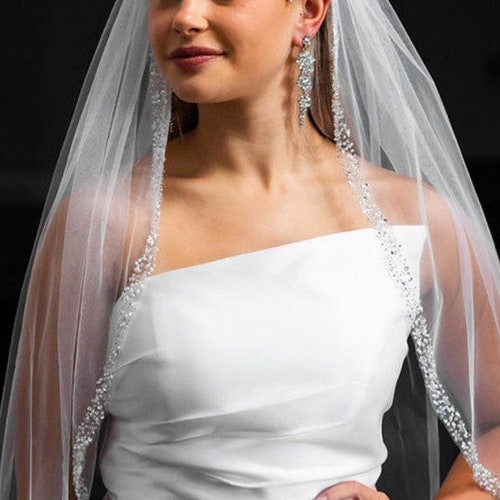 Crystal wedding veil, crystal cathedral veil, beaded shops cathedral wedding veil, cathedral wedding veil, cathedral veil