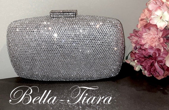 swarovski clutch purse
