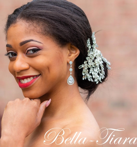 Swarovski crystal hotsell bridal earrings