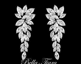 bridal earrings, crystal drop earrings, wedding earrings, bridal drop earrings, vine bridal earrings, crystal bridal earrings,