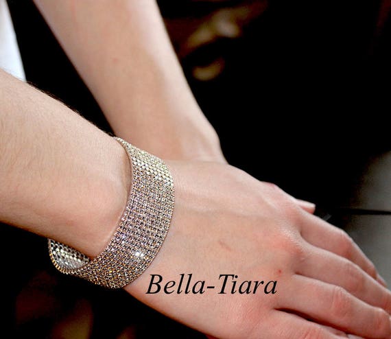 Swarovski crystal cuff bracelet deals