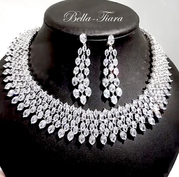 Wedding Necklace Set Statement Necklace 
