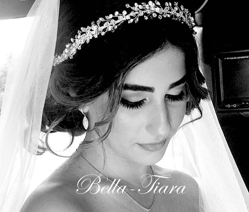 Crystal Hair Vine Wedding Crystal Headpiece Swarovski Etsy