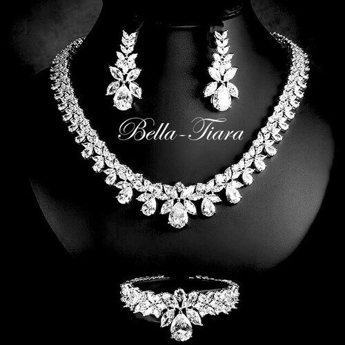 Statement Necklace Swarovski Crystal 