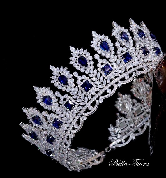 Blue cheap sapphire crown
