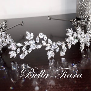 swarovski crystal headband, crystal hair vine, crystal bridal headband, wedding headpiece, bridal headpiece,  wedding headband