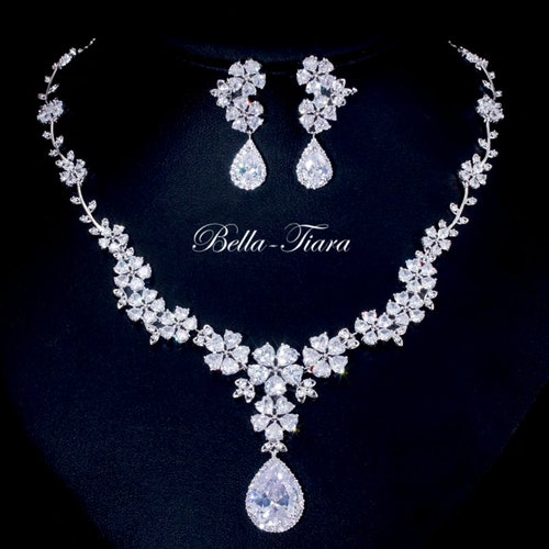 Crystal Bridal Necklace Swarovski 