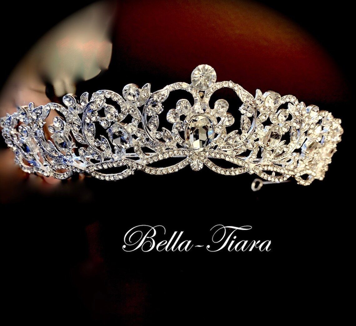 Royal Crystal Wedding Tiara Bridal Tiara Swarovski Crystal Etsy