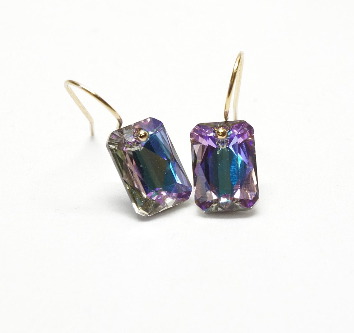 Pointy Small Earring Crystal
