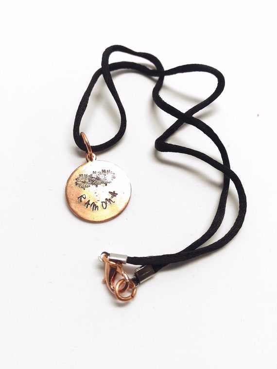Personalized necklace. Custom name necklace. Copper pendant. Copper name necklace. Flower girl necklace. Custom necklace. Dainty necklace