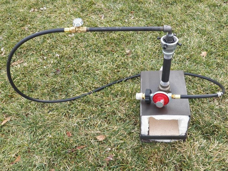 Single burner propane blacksmith bladesmithing tool Etsy