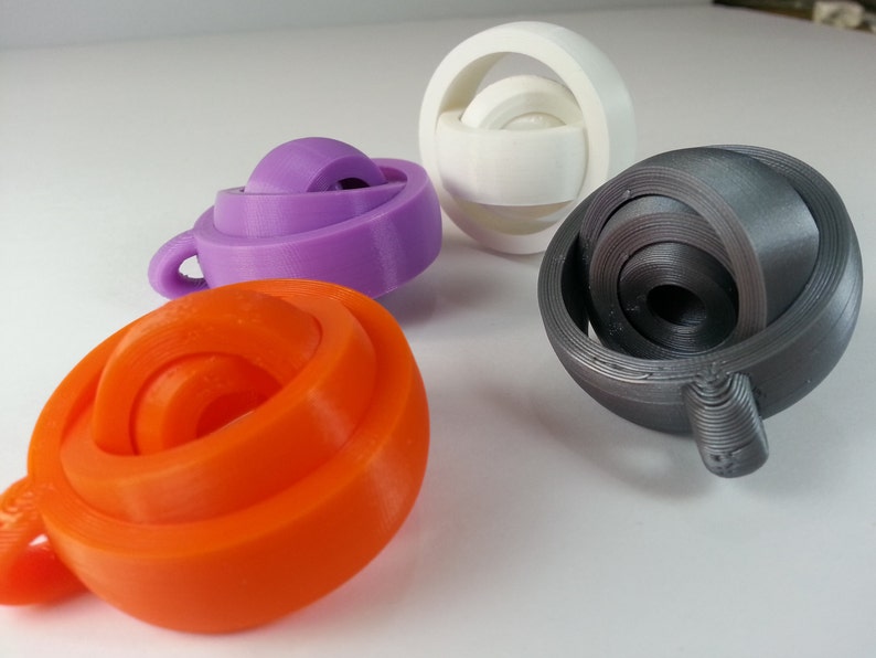 Gyro Fidget Keychain Charm Handbag Charm gyroscope fidget Etsy