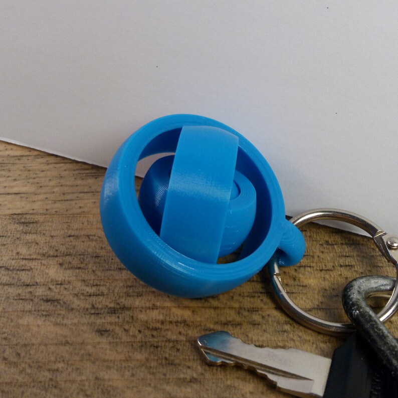Gyro Fidget Keychain Charm Handbag Charm gyroscope fidget Etsy